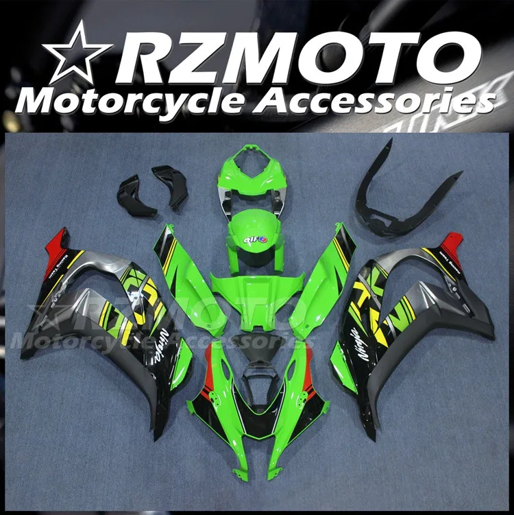 

Стильный новый комплект обтекателей из АБС-пластика, подходит для Kawasaki Ninja ZX-10R ZX10R 2016 2017 2018 2019 16 17 18 19, обтекатель кузова, желтый, зеленый