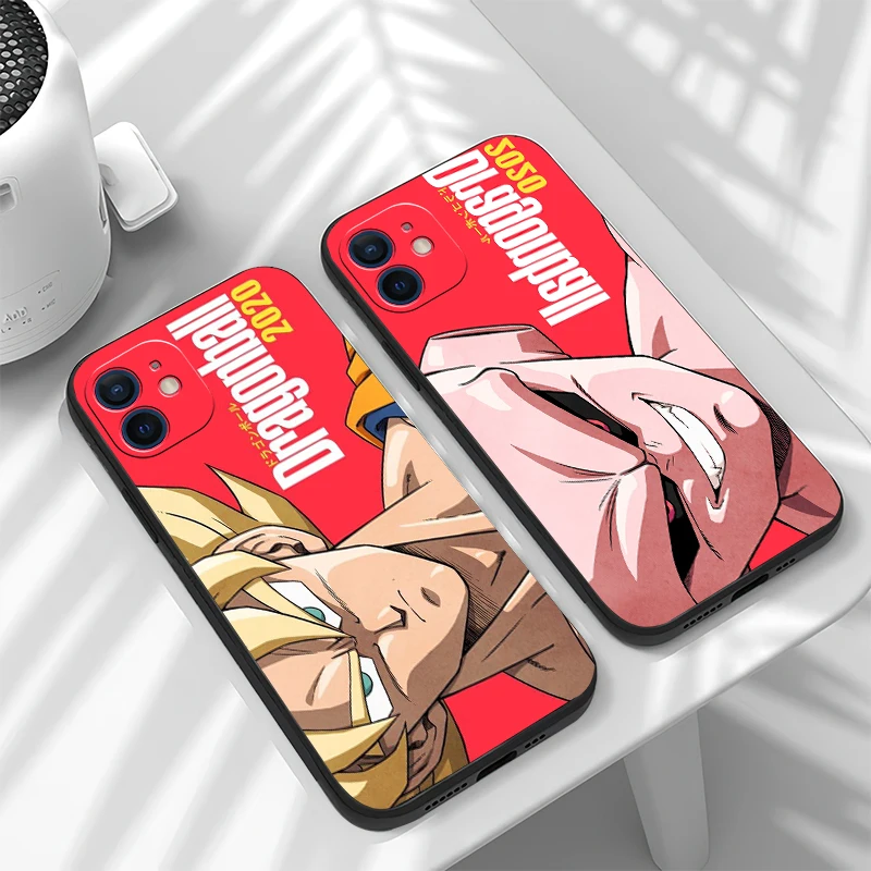 

Japan Anime Dragon Ball Funda Phone Case For iPhone 11 13 12 Pro Max 12 13 Mini X XR XS MAX SE 2020 7 8 6s Plus Celular Unisex