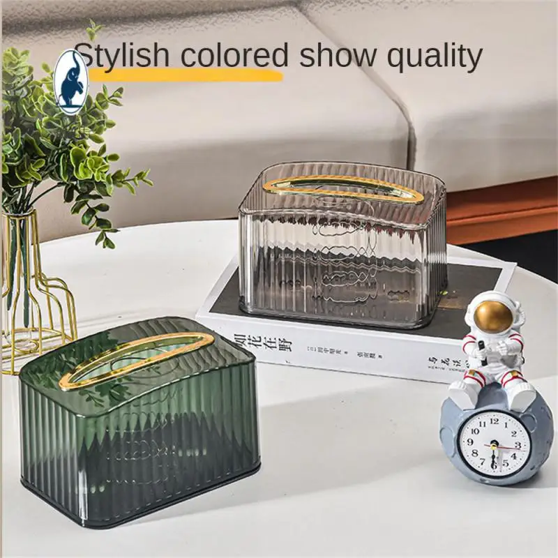 

Napkin Holder Desktop Dining Room Paper Pasket For Living Room Pet Tissue Container Coffee Table Decoration Tissue Box Household