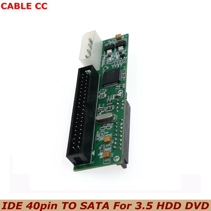 

Преобразователь адаптера SATA-IDE, 1 шт./лот, переходник 2,5 Sata Female To 3,5 IDE Male HDD DVD, последовательный переходник 2,5 SATA Female To 3,5 "IDE Male