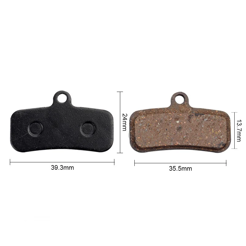 4 Pairs Disc Brake Frictio Pad For Shimano Mountain Bicycle Resin Semi-metal For MTB Bike Parts Accessories Wholesale