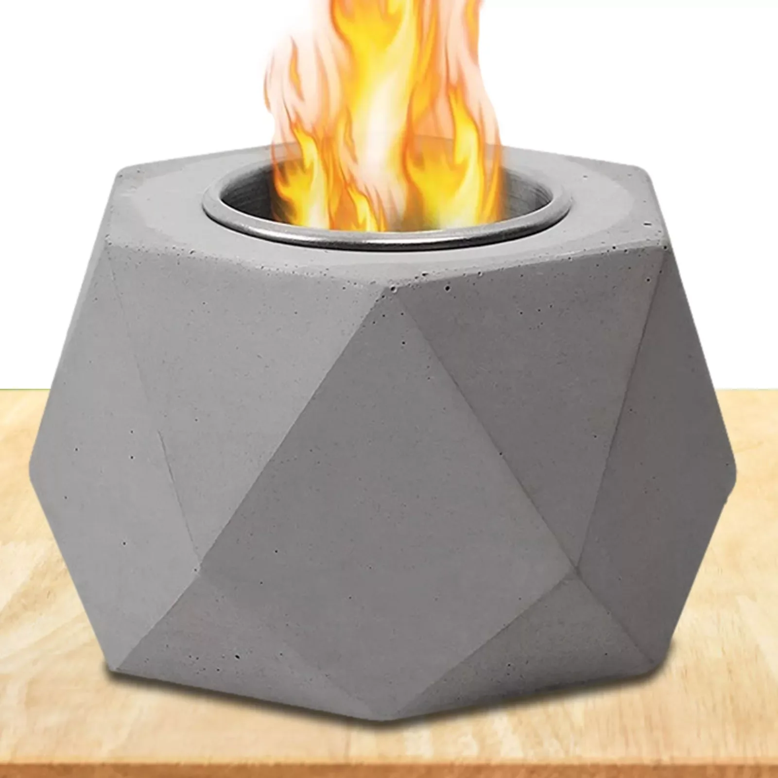 

Портативная Настольная мини-плита для камина, бетонная настольная плитка для костра, камина