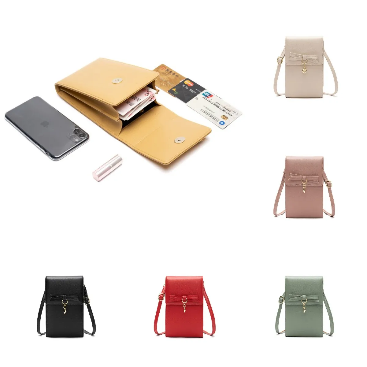 

Новая однотонная маленькая квадратная сумка из ПУ кожи, многофункциональная женская сумка-мессенджер на плечо, женская сумка для отдыха на ...