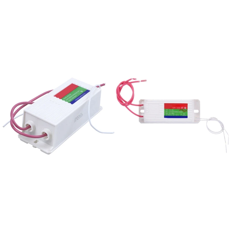 

2Pc Electronic Neon Transformer Neon Power Supply Rectifier Hb-C10 10Kv 30Ma 20-120W & Hb-Co6 6Kv 60W 30Ma