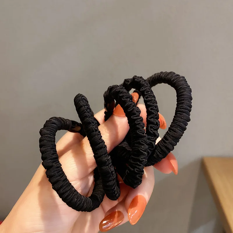

coil high elastic hair bands female south Korean contracted a hair elastic hair band tire rope hair accessories