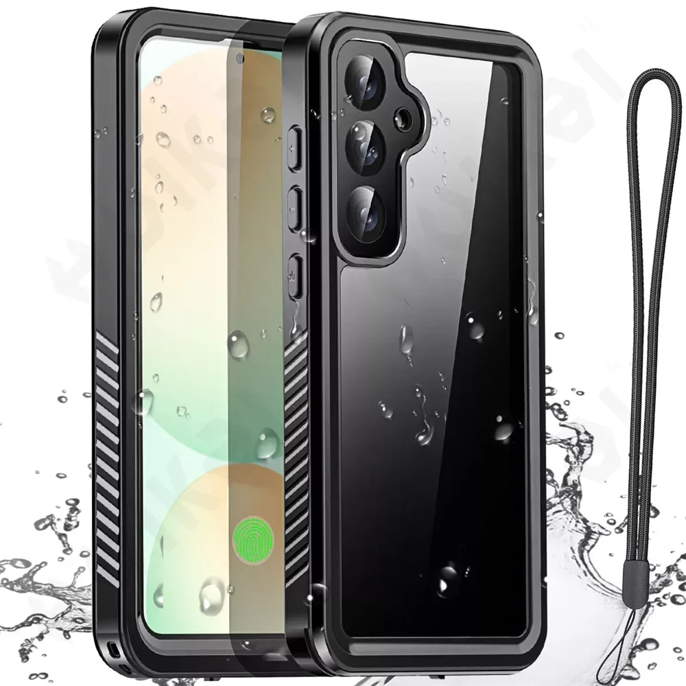 Водонепроницаемый чехол IP68 Shellbox для Samsung Galaxy S24 S23 S22 Ultra FE A55 A35 A15 A54 4G 5G роскошный