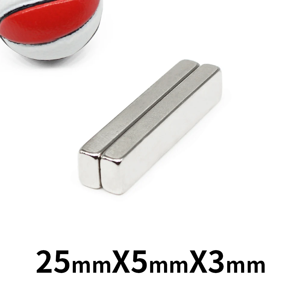 

5/10/20/30/50/100/150 шт., блок мощных магнитных магнитов 25x5x3