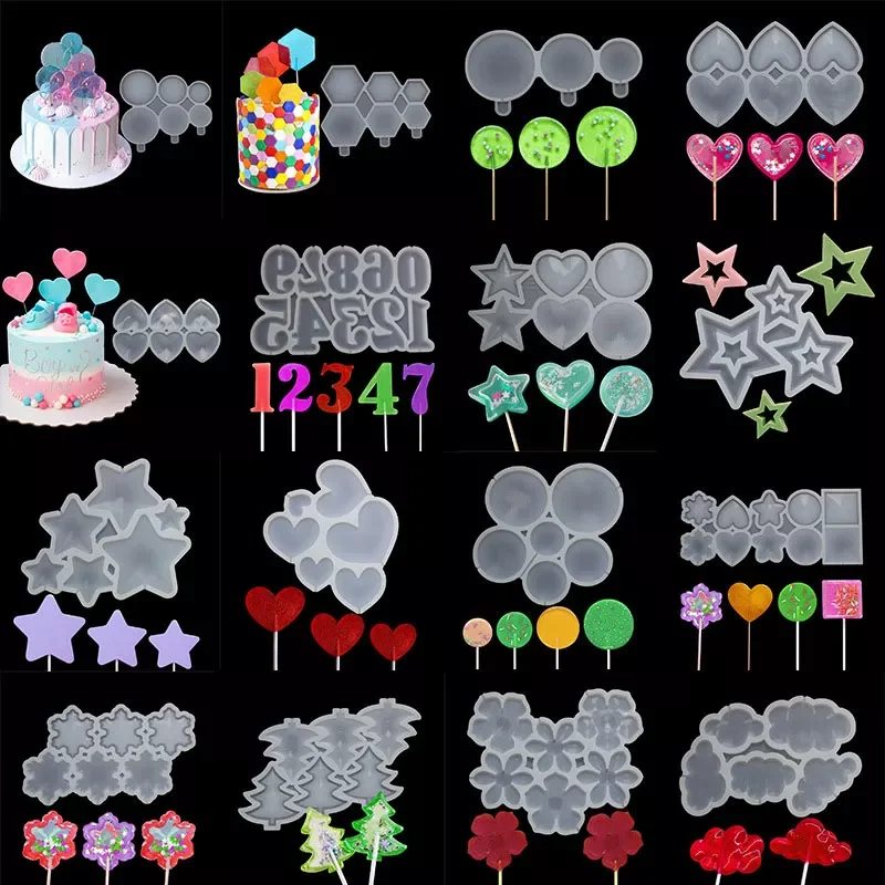 

2023New Silicone Mold Chocolate Candy Moulds For Wedding Party Birthday Cake Decorating Tools Kitchen Baking Accessories