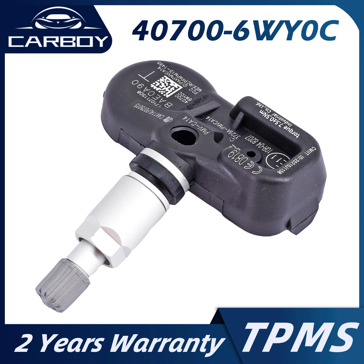 Датчик TPMS 40700-6WY0C для Infiniti Q60 Q70 QX50 QX70 QX80 Nissan 370Z GT-R R35 Juke Leaf ZE0 Murano 40700-6WY0B 40700-EZ00B