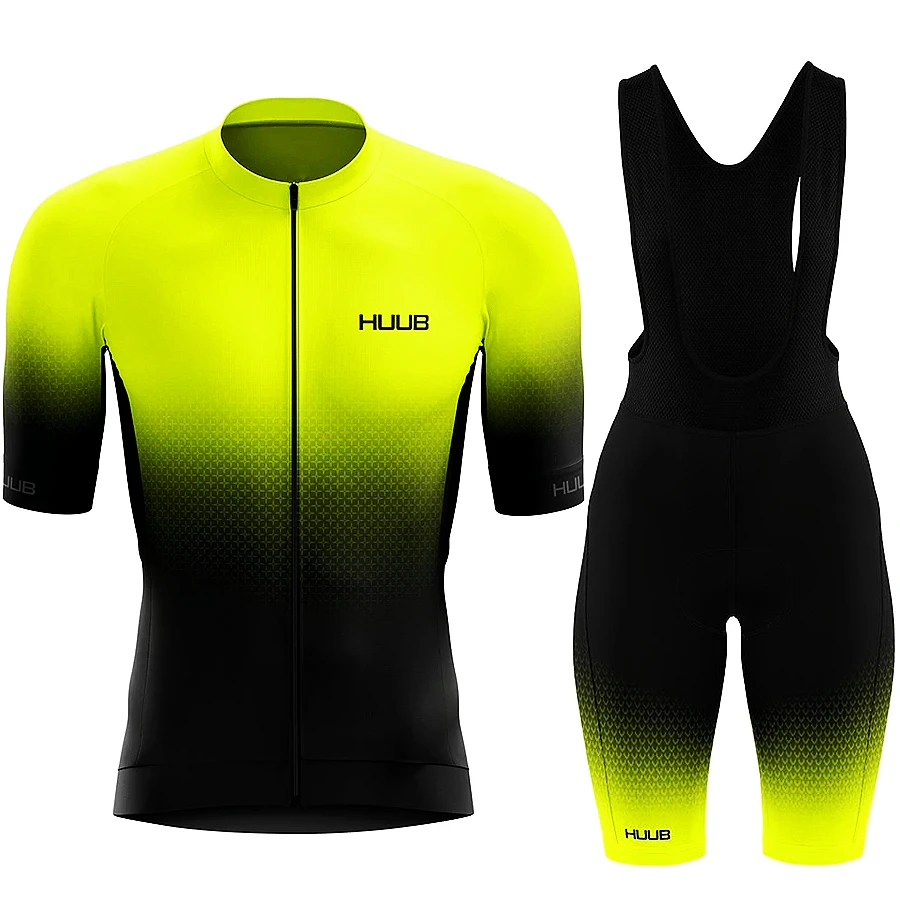 2022 HUUB Велоспорт Джерси комплект с коротким рукавом для мужчин анти-УФ