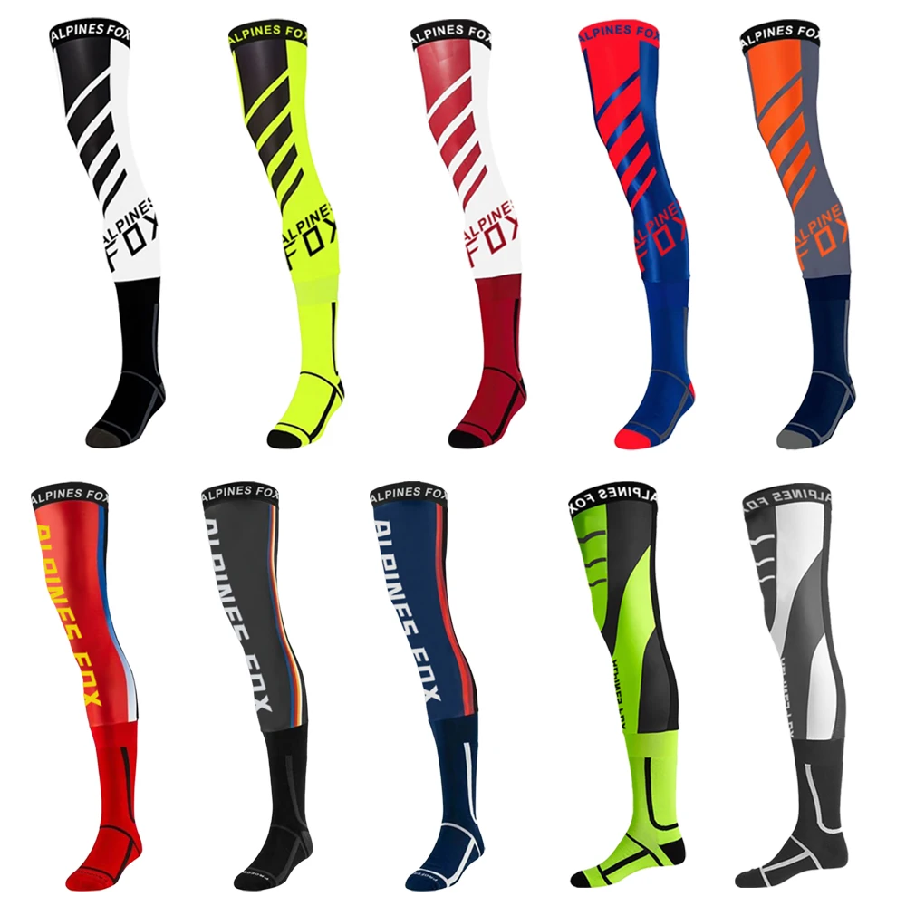 Носки компрессионные для мотокросса Нескользящие езды на мотоцикле и велосипеде