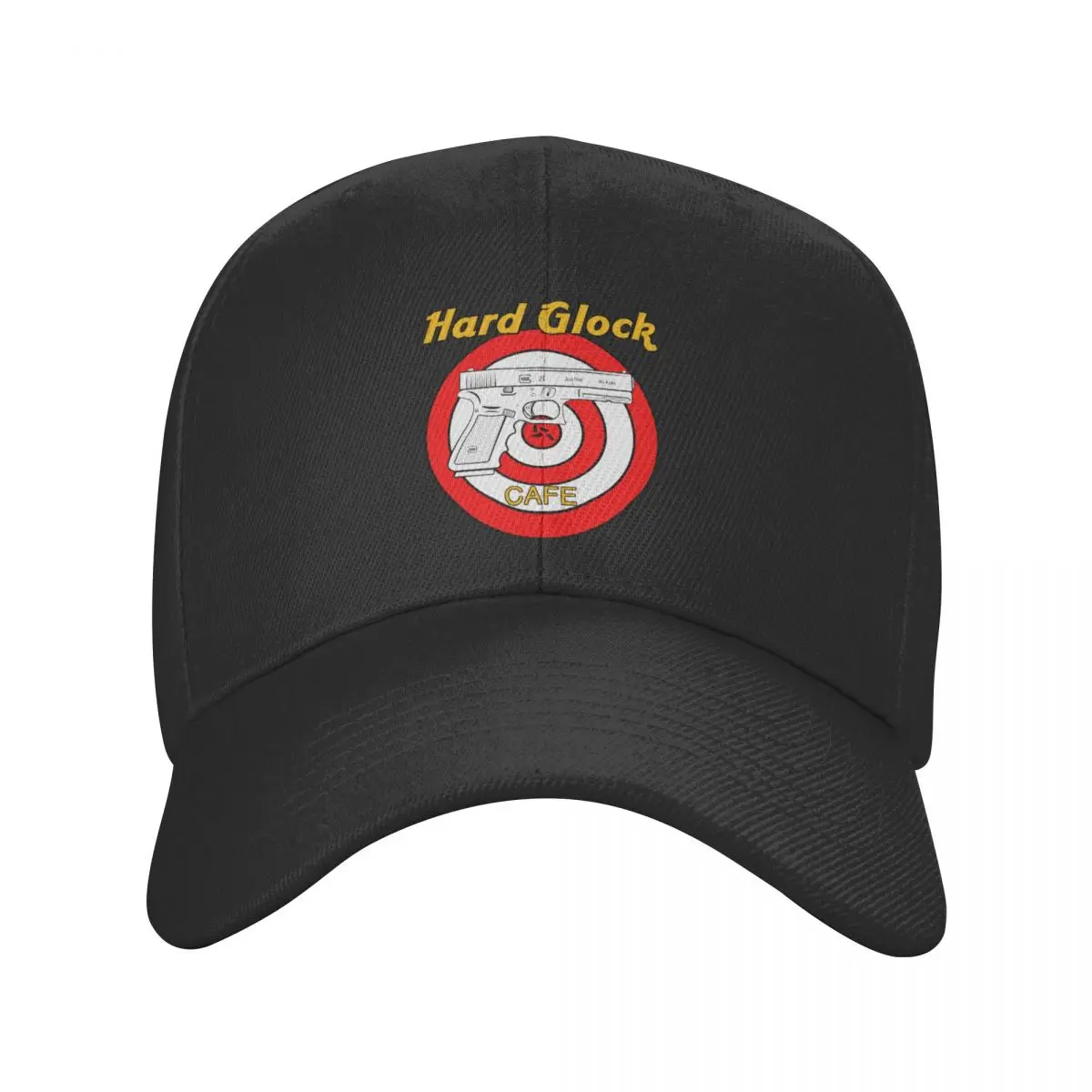 Hard Glock Cafe Baseball Cap Hip Hop Women Men's Adjustable USA Handgun Pistol Logo Dad Hat Autumn Snapback Hats
