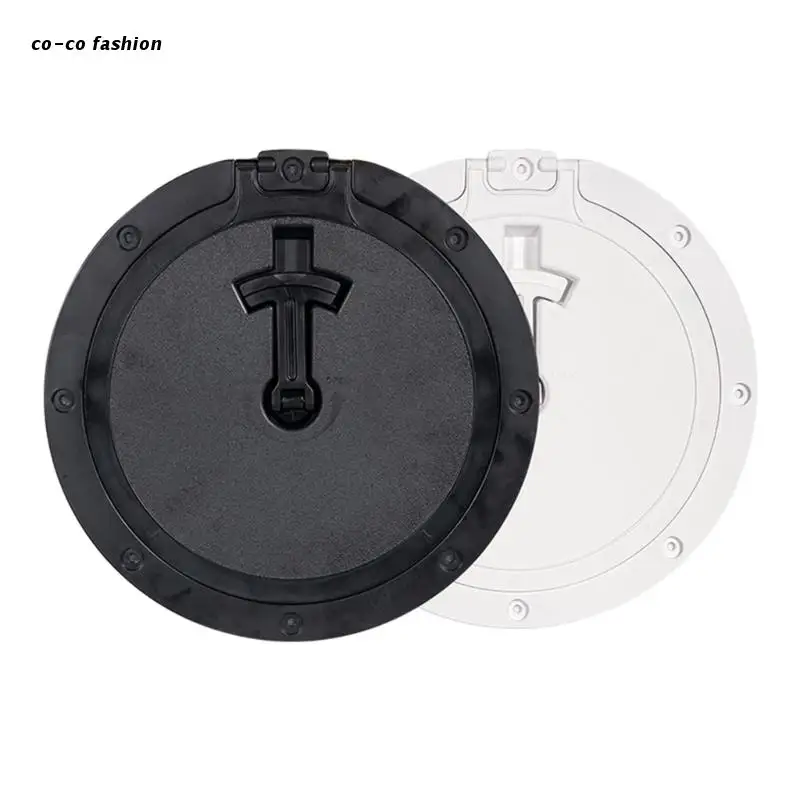 517B 8.4-inch Boat Deck Cover Marine Inspection Hatch Deck Plate Access & Lid Round