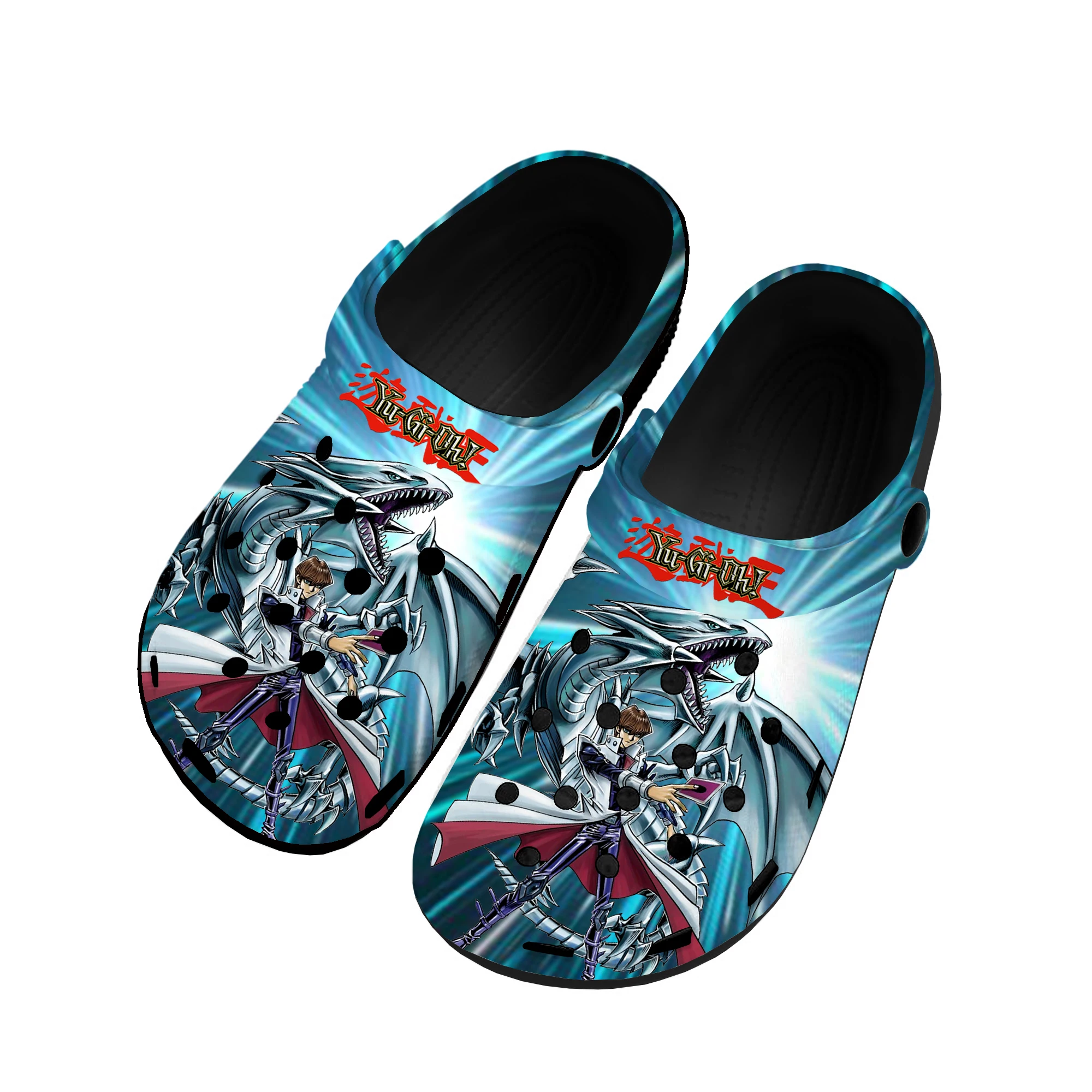 

Blue Eyes White Dragon YuGiOh Seto Kaiba Home Clogs Custom Water Shoes Mens Womens Teenager Shoe Garden Clog Beach Hole Slippers