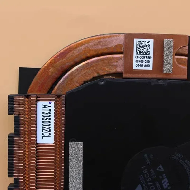 00WR96 New Original For Dell Latitude 7420 Laptop Cooling Fan Cooler 0WR96 Heatsink Radiator High Quality Replacement Parts
