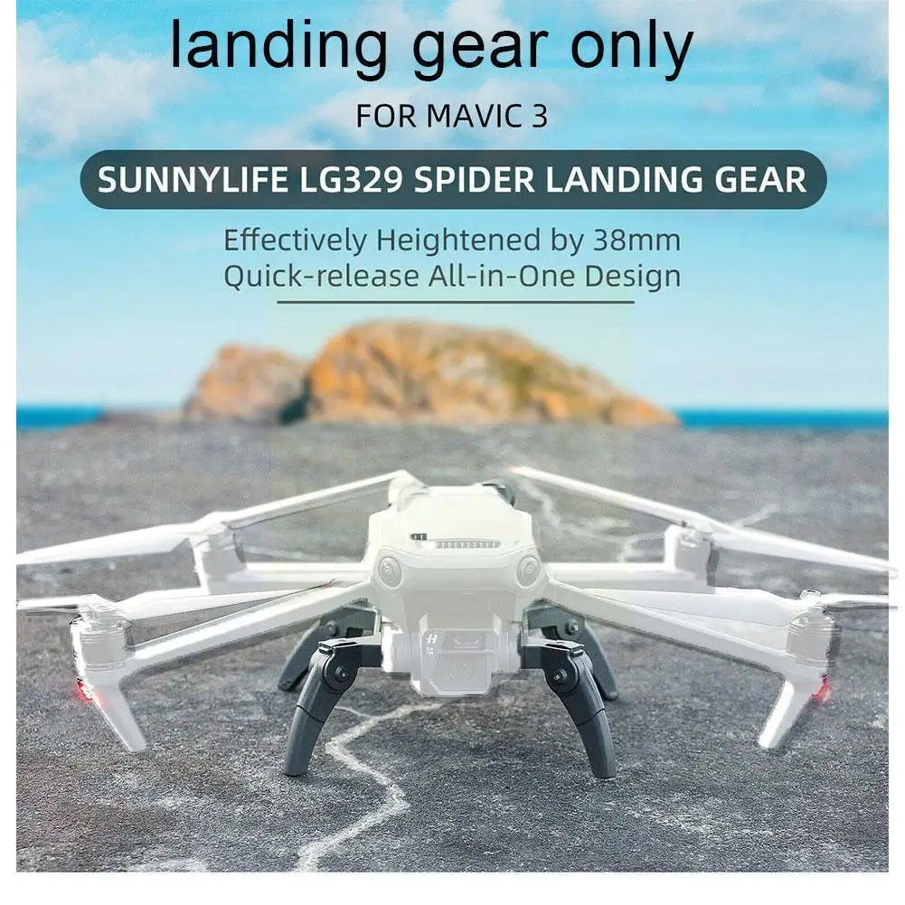 

For Royal Mavic3 Folding Heightening Tripod Protective Spider Accessories Landing Gear Integrated Bracket Z3k4
