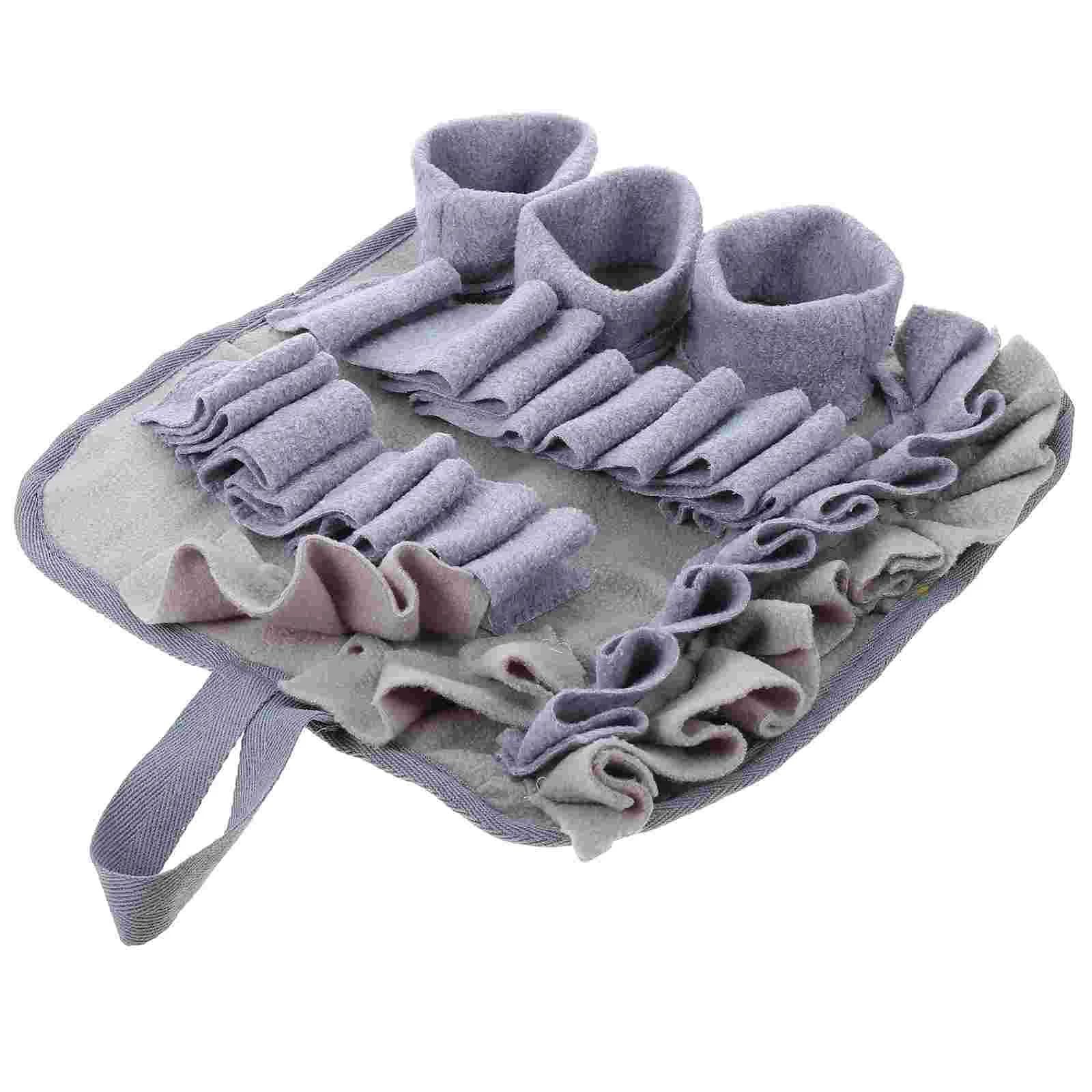 

Pet Sniffing Pad Dog Food Feeder Accessory Rabbit Snuffing Mat Decorative Foraging Polar Fleece Household Blanket Work Adorable