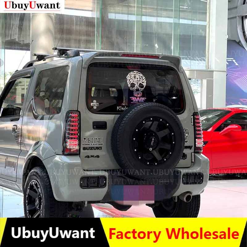 

Спойлер для SUZUKI Jimny 2007-2016 Jimny, высококачественный спойлер из ABS материала для заднего крыла автомобиля, задний спойлер грунтового цвета