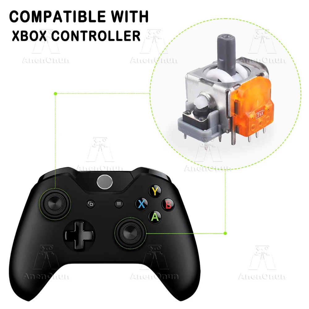 Фото Электромагнитный джойстик XBOX TMR, высокоточная игровая ручка управления, без дрейфа, 3D модуль аналогового датчика, обновление, запасные части №2