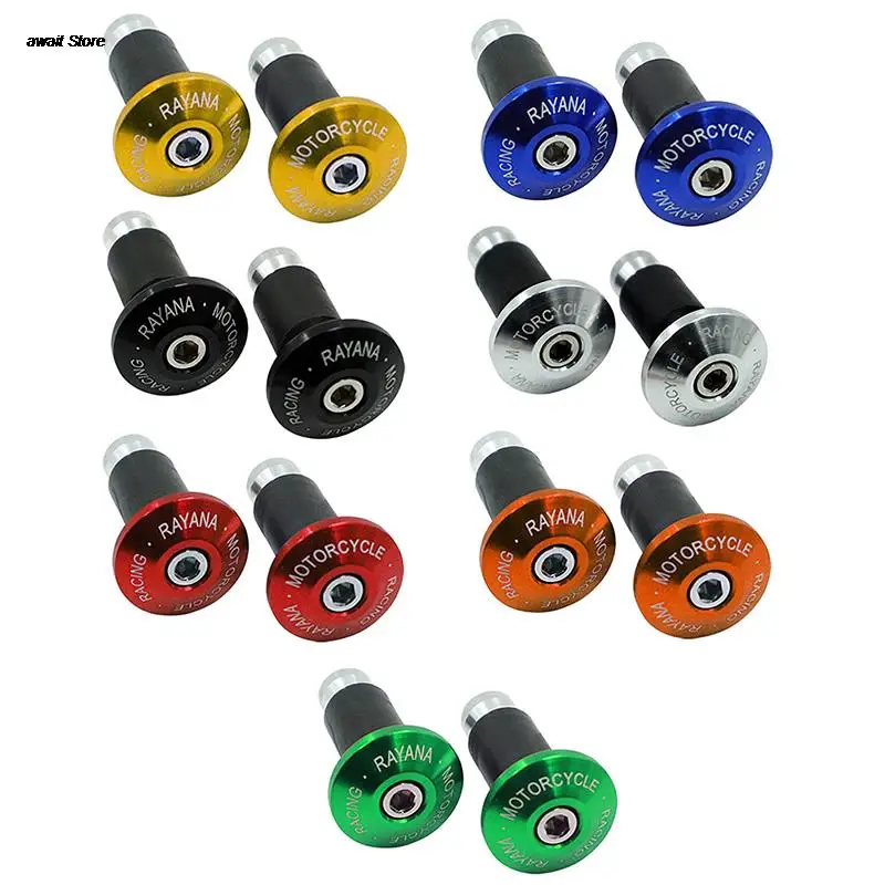 

Концевая заглушка для Руля Мотоцикла, штепсельная Вилка для Honda Husaberg KTM Kawasaki Suzuki Yamaha Motocross, 22 мм