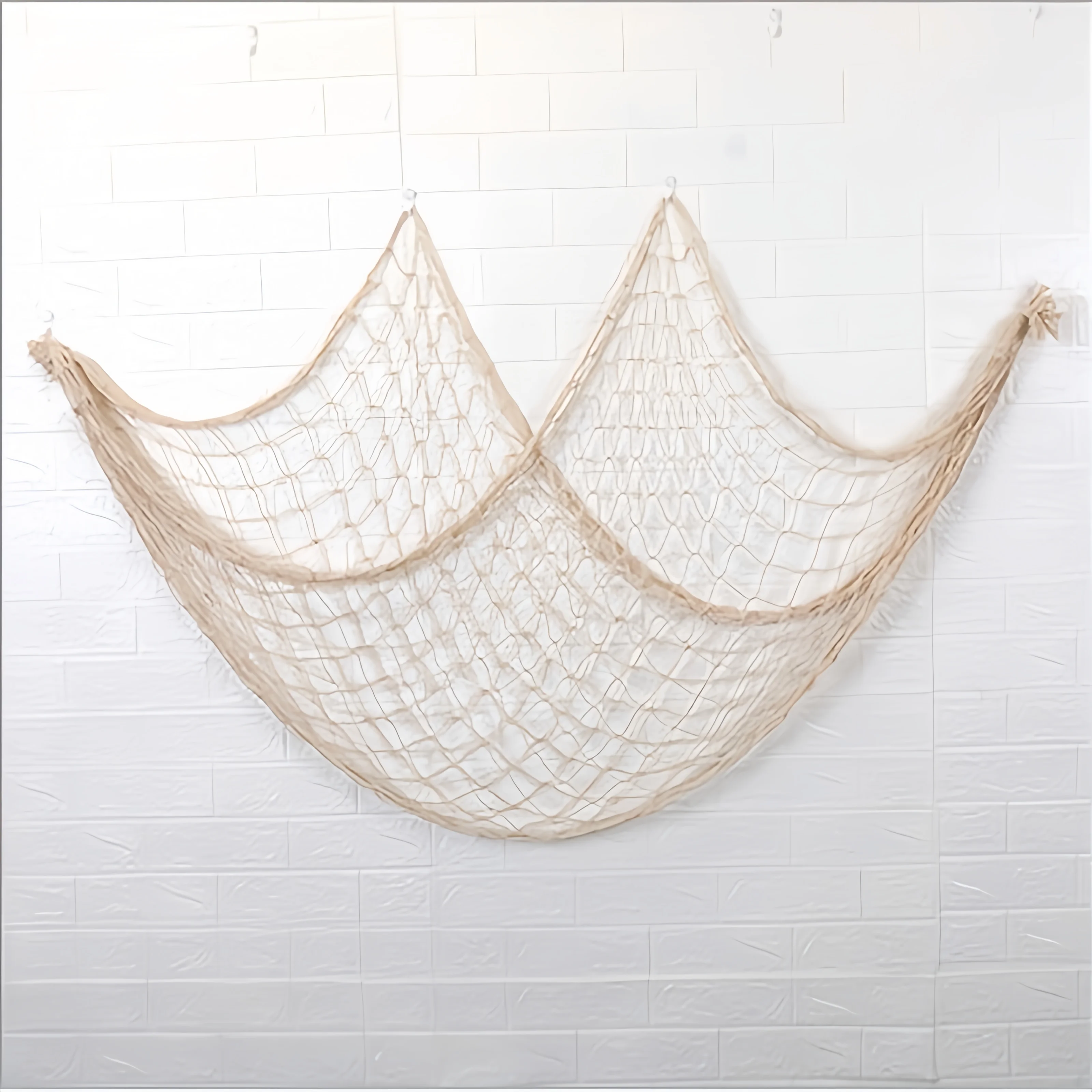 

Льняная декоративная рыболовная сеть 80x40 дюймов