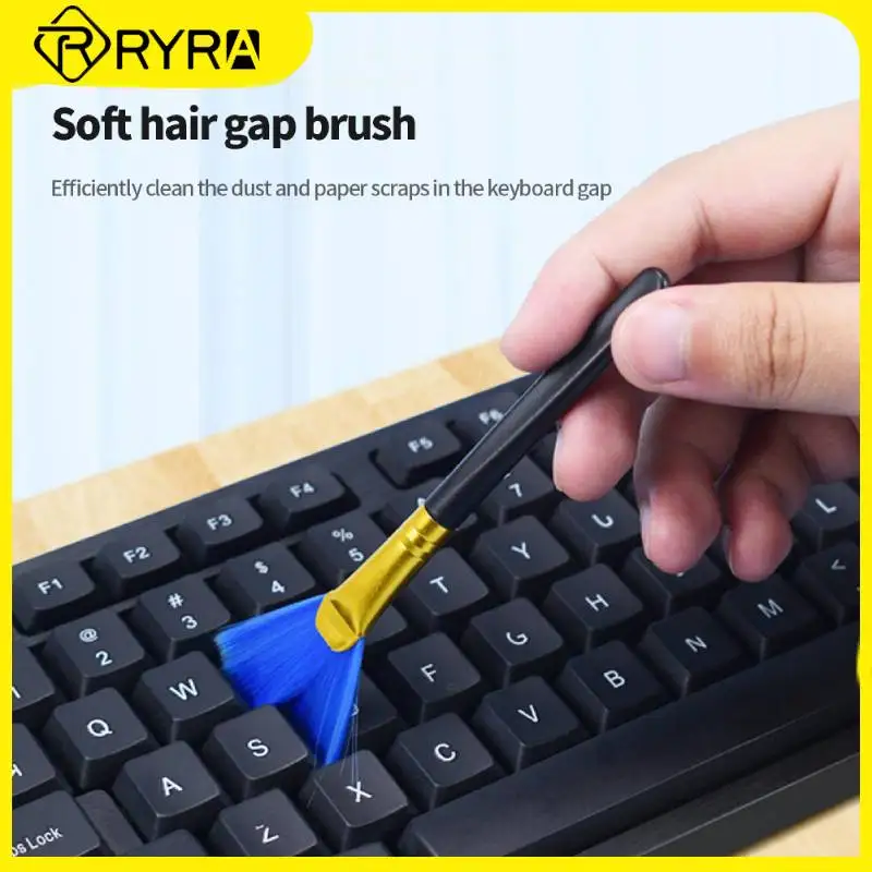 

RYRA Anti-static Cleaning Kit Portable Dusting Brush Multifunctional Keyboard Cleaner Set Computer Mobile Phone TV Accessories