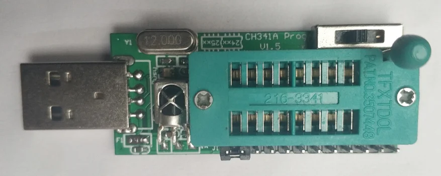 

1pcs CH341A Programmer V1.7 1.8V Level Conversion W25Q64FW W25Q128FW GD25LQ64 SOP Pinboard 24,25,93,45,bga24 IC Chip Flash PCB