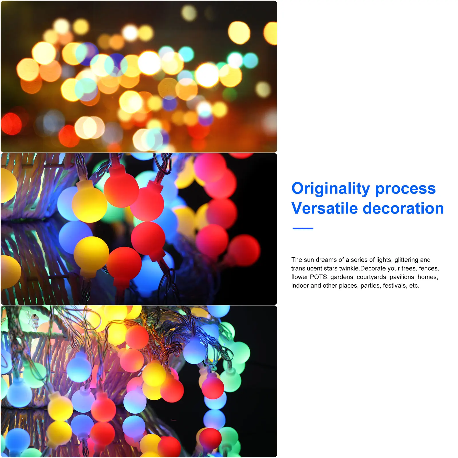 Рисунок 6 - Светодиодная гирлянда с круглыми лампочками