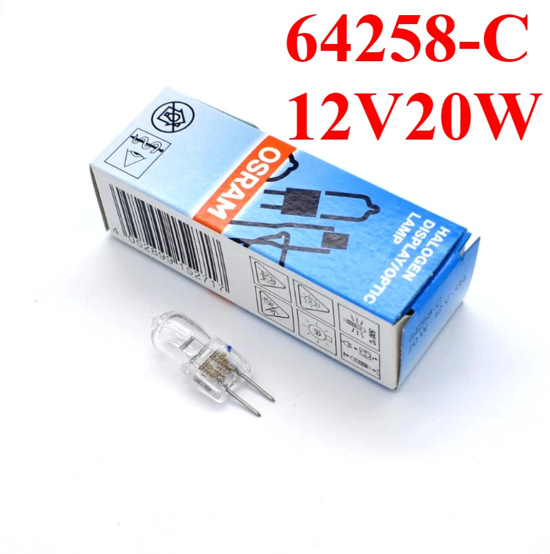 

Новая оригинальная галогенная вольфрамовая лампа OSRAM 64258-C 12 В 20 Вт 2000 часов с УФ-биохимическим анализатором