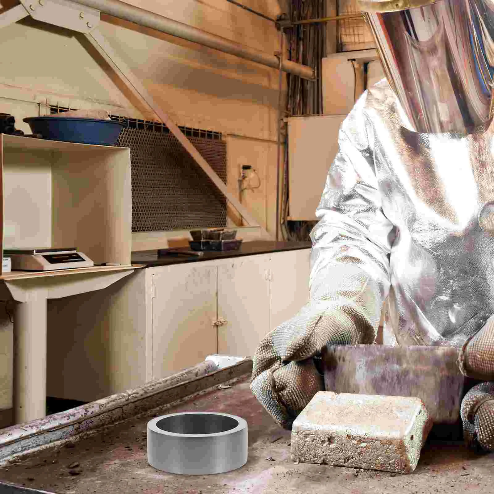 Графитовый резервуар круглая форма для слитков формы плавки литейный инструмент