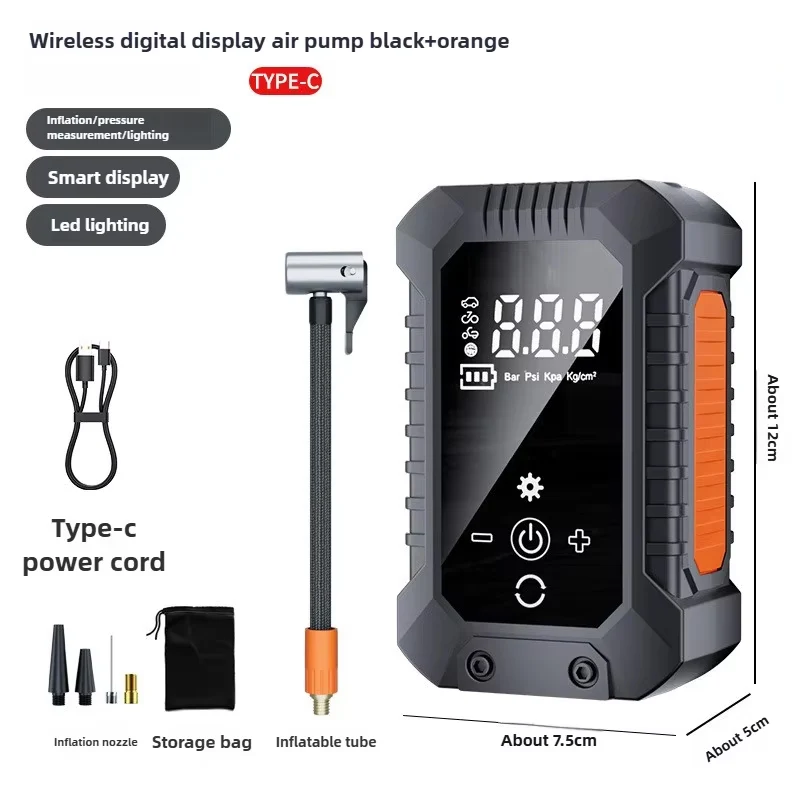 

Портативный электрический насос для шин и мячей