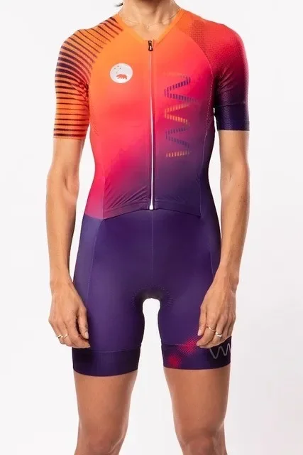 Женские велосипедные костюмы с коротким рукавом шорты и