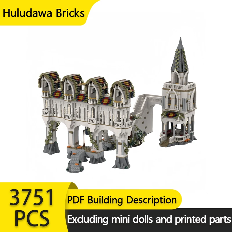 Модель кольца из фильма MOC строительные блоки последний город по морю модульные