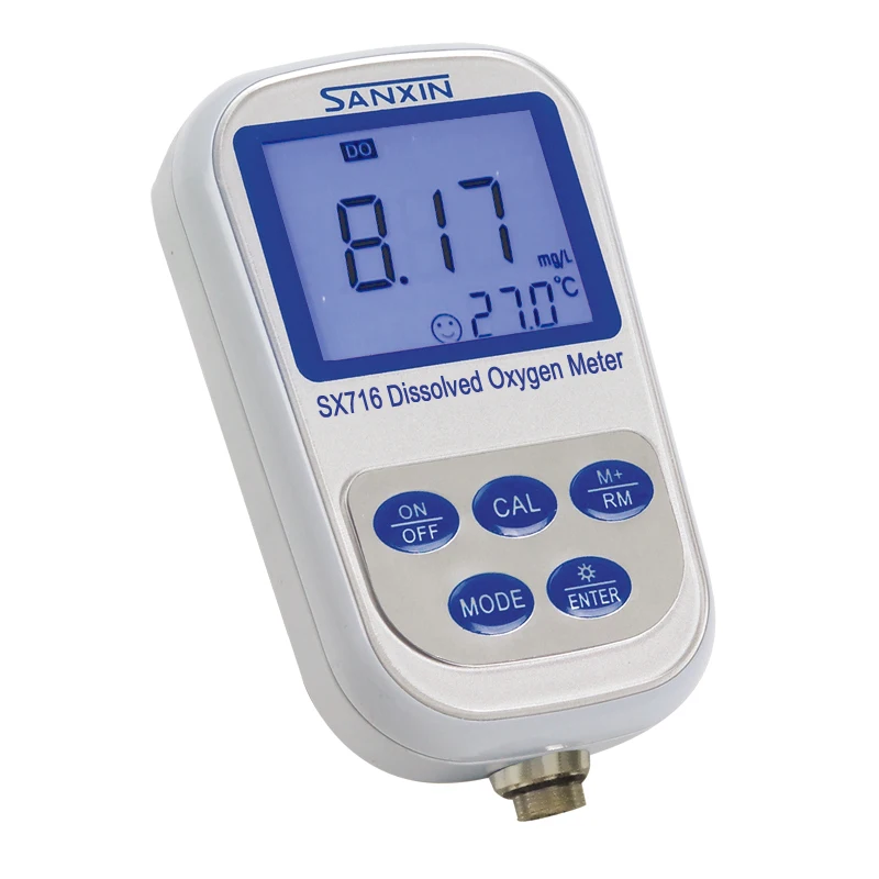 

SX716 Portable Handheld Dissolved Oxygen/DO Meter (ATC, IP57, 1 point calibration, CE, ISO)