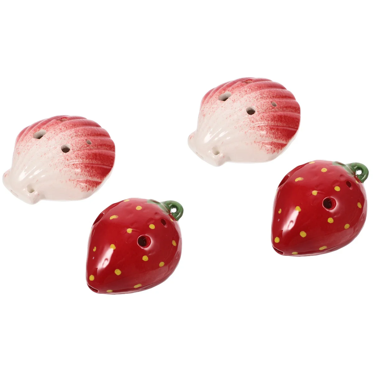 

4 pcs Cartoon 6 Holes Novelty Ceramic Ocarina Gift Dexterous Ocarina Souvenir