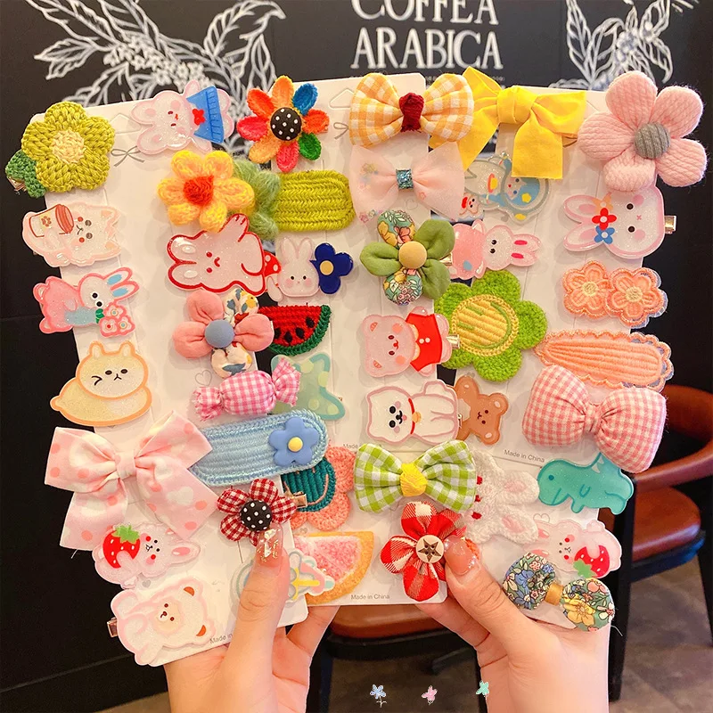 

Children's cute cartoon Hair Clip Girls' baby cute animal hair clip hair jewelry set