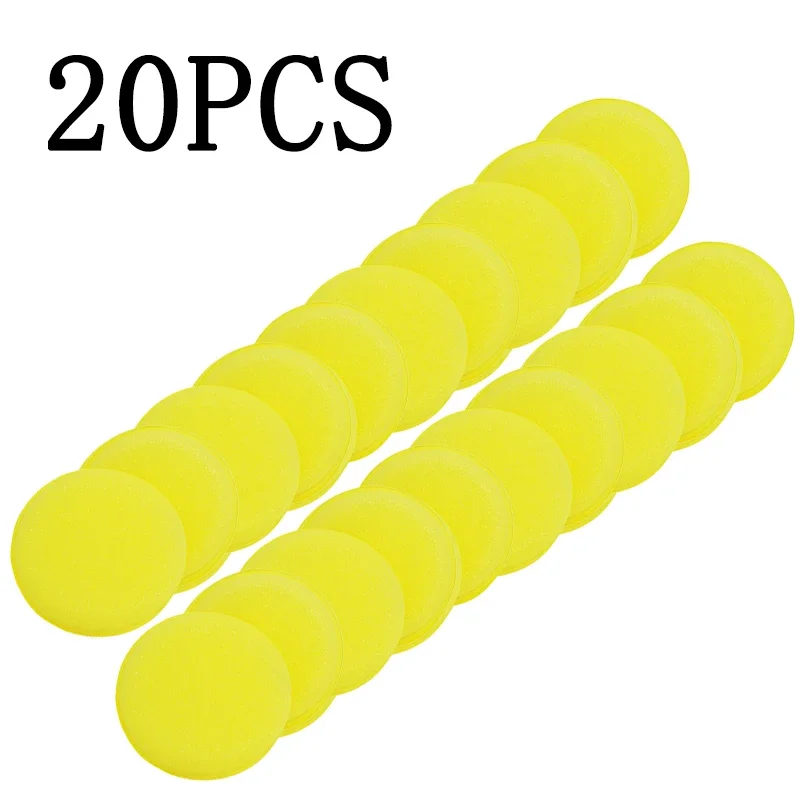 

Круглые губки высокой плотности, автомобильные губки для полировки воском, пенопластовые подушечки для аппликатора, губки для полировки и полировки, аксессуары для автоматической чистки