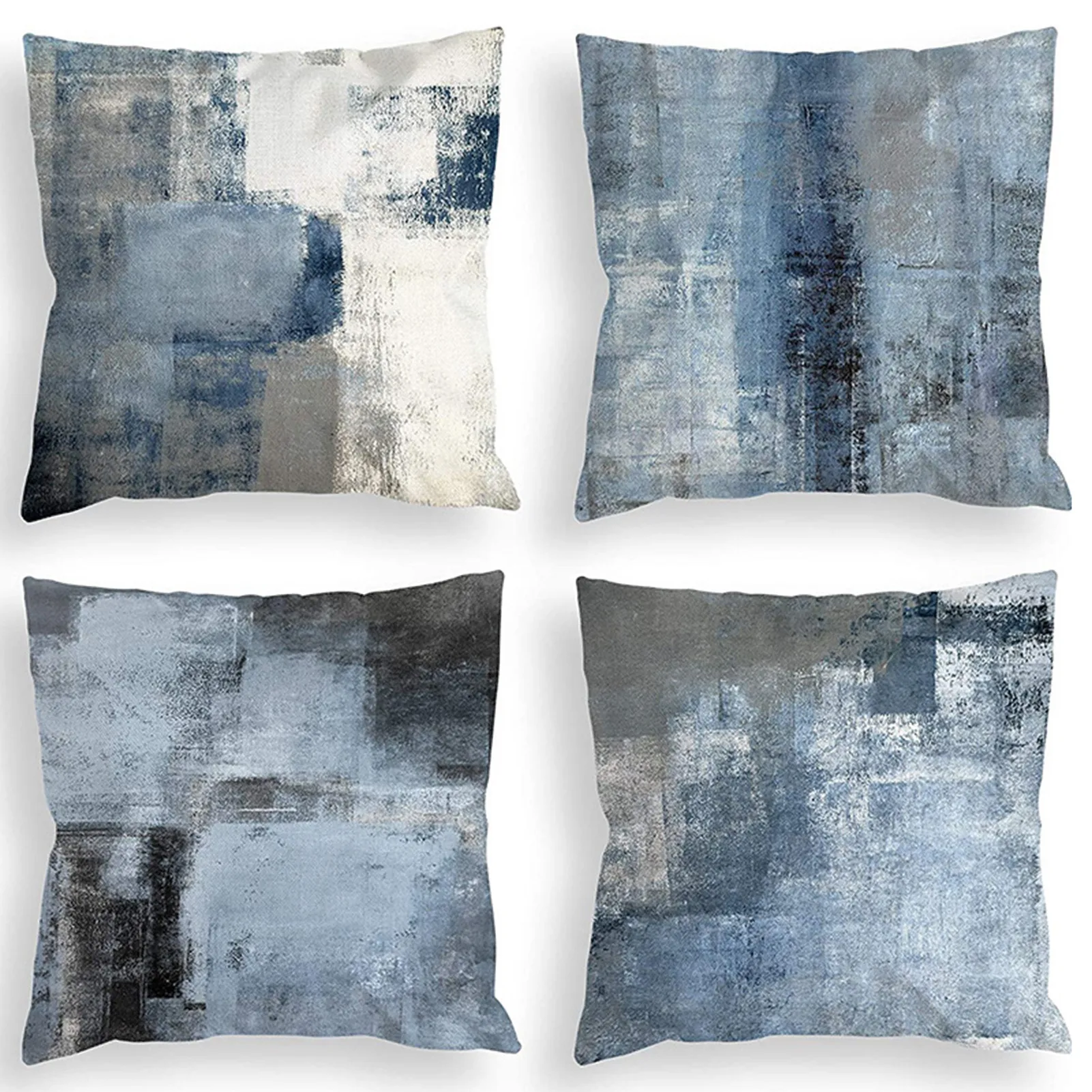 

4pcs Waterproof Pillowcase Decorations Sofa Couch Chair Decorative Pillowcase Square Waterproof Throw Pillow Cases Modern