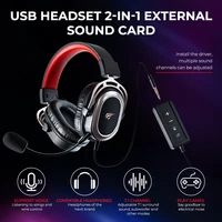 HAVIT H2008d Wired Gaming Headset with 3.5mm Plug 50mm Drivers Surround Sound HD Mic for PS4 PS5 XBox PC Laptop Gamer Headphone 6