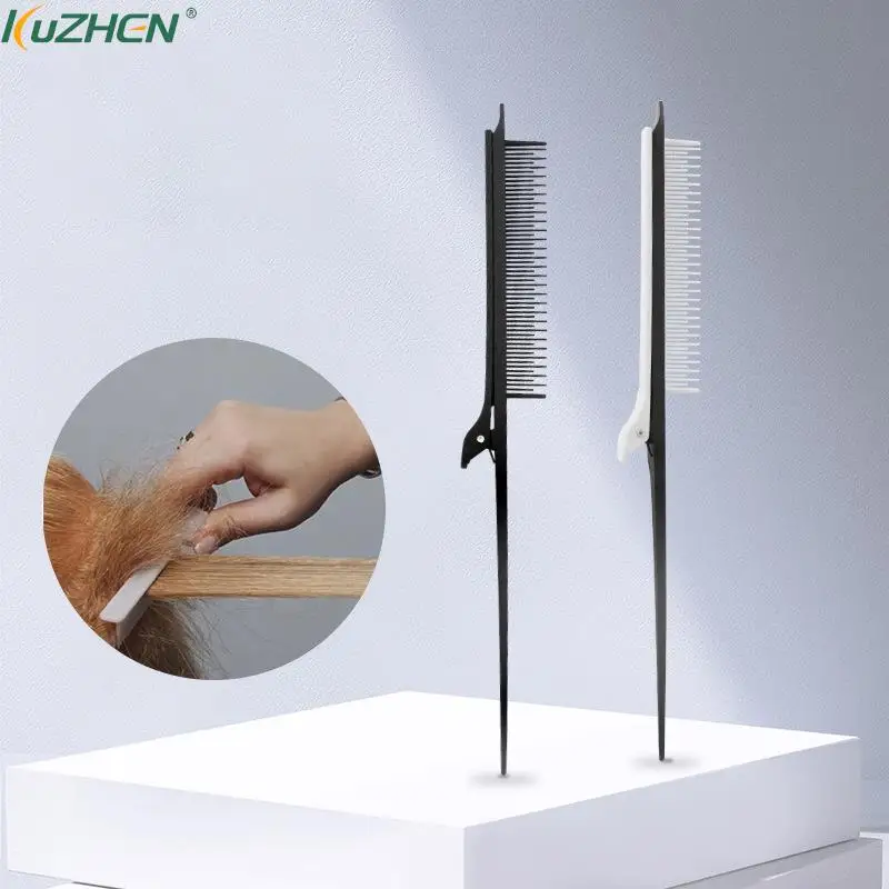 

Folding Teasing Clip Comb Highlight Comb Point-tail Portable Comb Hair Salon Color Brush Modeling Comb Hair Tool