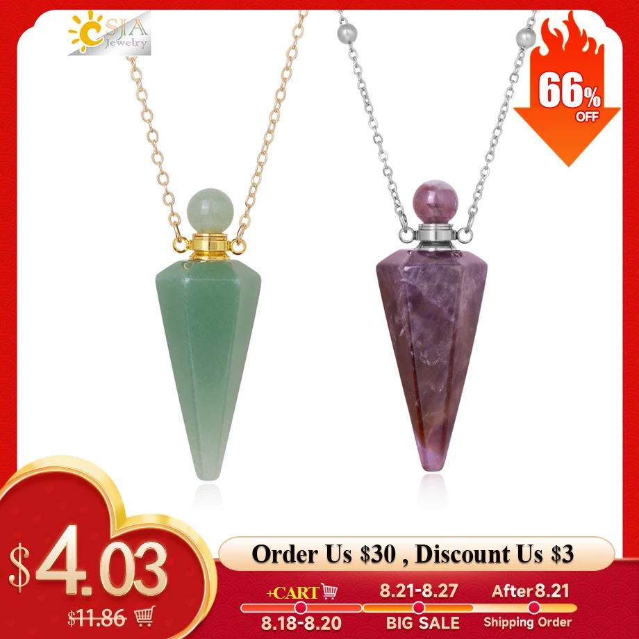 натуральные камни цепочка на шею женская натуральные каменный конус хрустальные ожерелья целебные флаконы духов Подвески сосуд для эфирных масел диффузор Подвески ожерелье хрустальные подвески флакон для диффузора