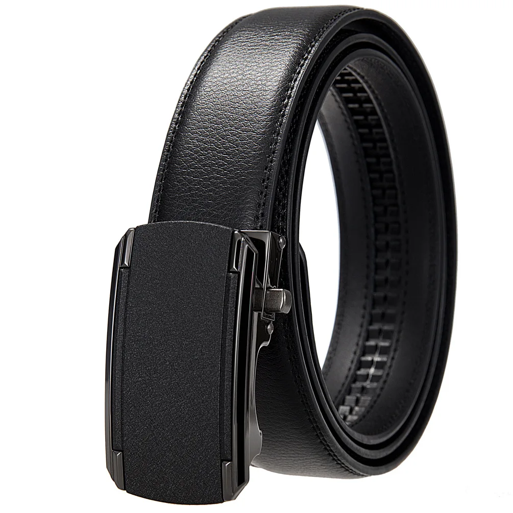 2023New Men's Business Belts Metal Automatic Buckle Genuine Leather Brand High Quality Belts for Men Famous Brand Luxury Belts