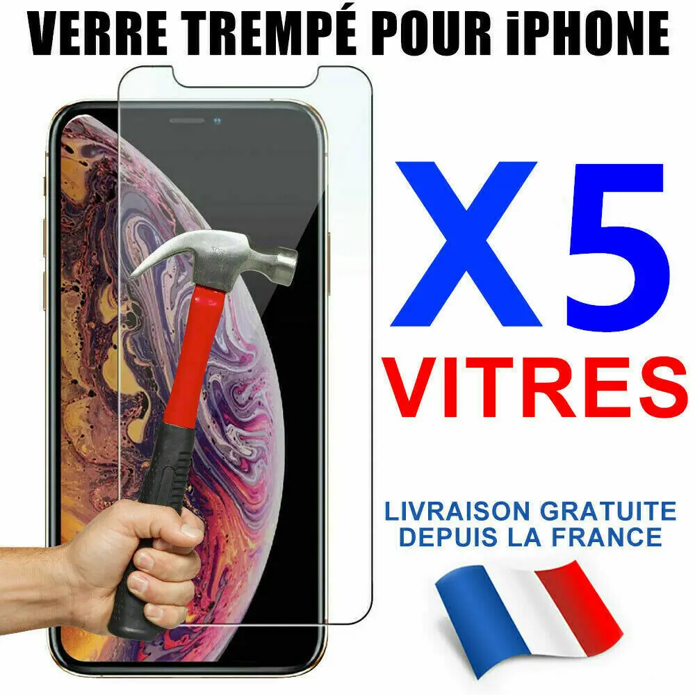 TEMPERED GLASS FOR IPHONE SCREEN PROTECTOR 11 12 13 Pro Max Mini XR X XS 6 7 8 | Screen Protectors