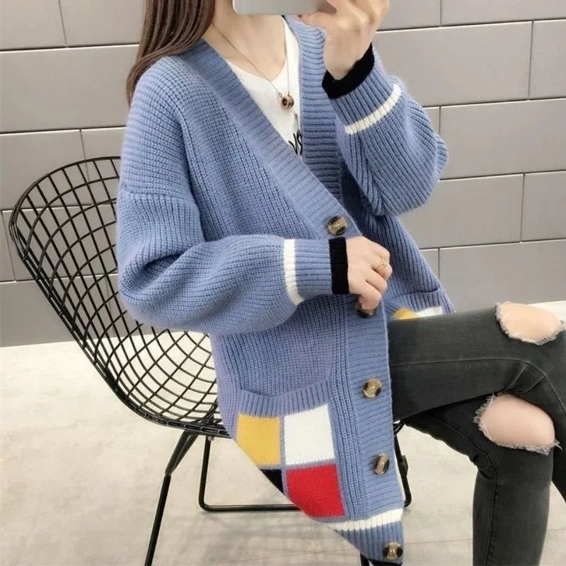 

2022 Cashmere Tops Cardigans Woman Fashion Aesthetic Luxury Designer Korean Vintage Winter Trend Sweaters Cardigan for Women New