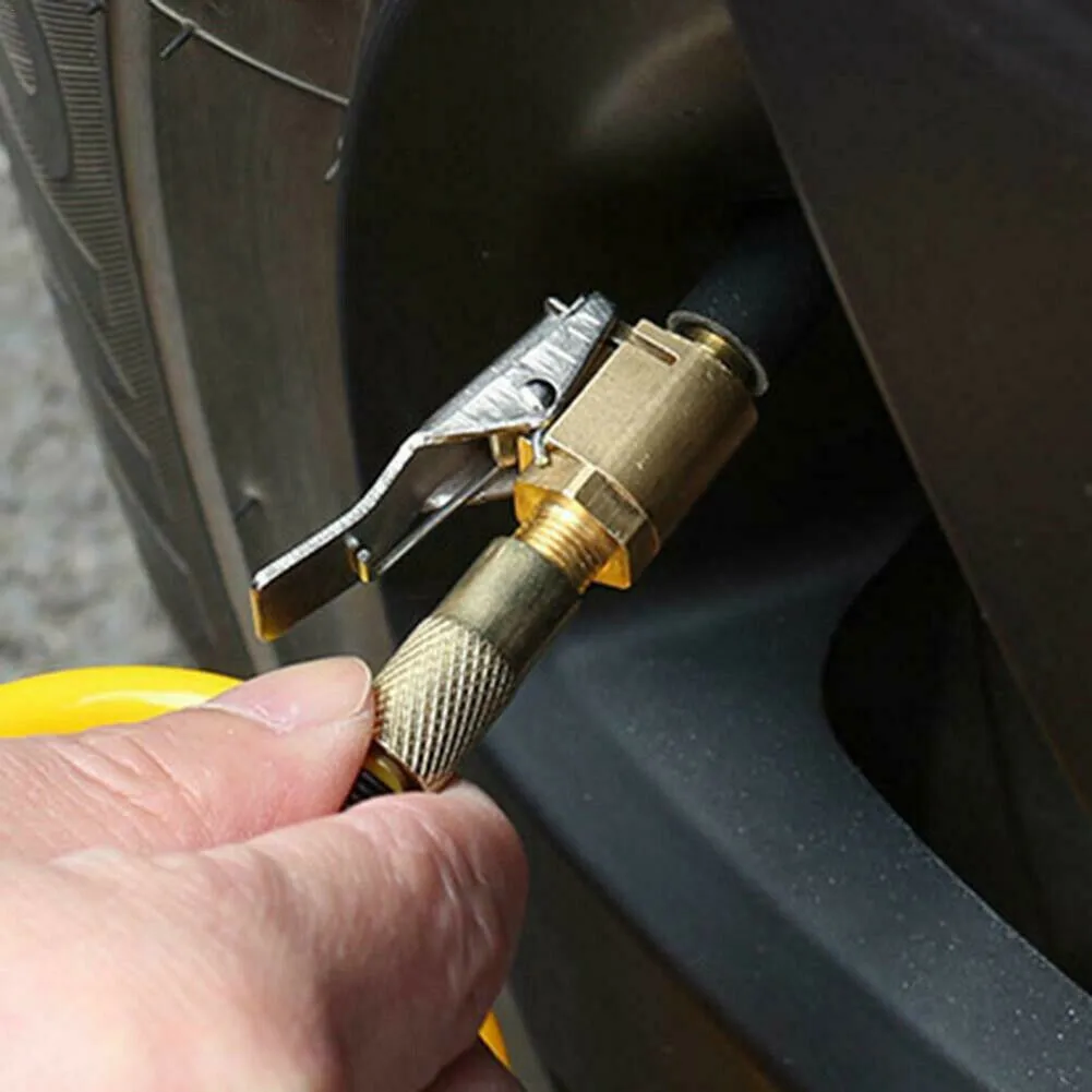 

8mm Car Accessories Car Air Pump Thread Nozzle Adapter Car Pump Accessories Fast Conversion Head Clip Type Nozzle