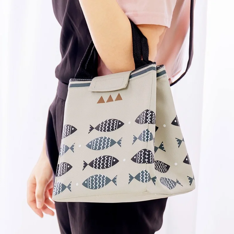 

Thermal Lunch Bag for Men Women Oxford Cloth Aluminum Foil Insulation Waterproof Picnic Bag Tote Lunch Bag Lunch Tote Bags