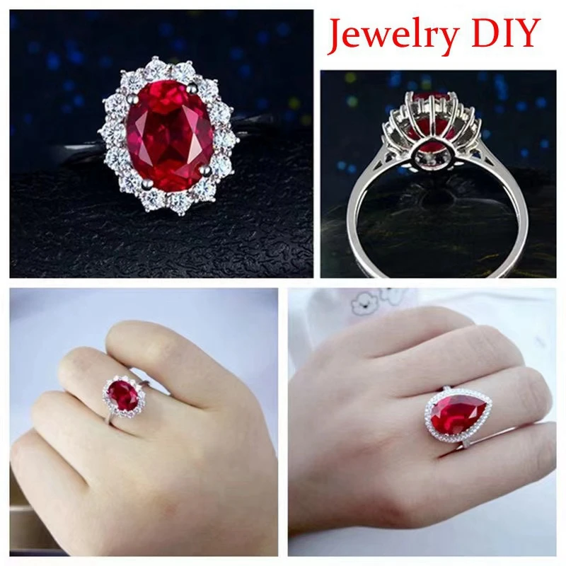 Luxury Unheated 7.50 Cts Natural Mined 11.0mm Sri-Lanka Garnet Ruby Pigeon Red Round Cut VVS Loose Gem For Jewelry DIY images - 6