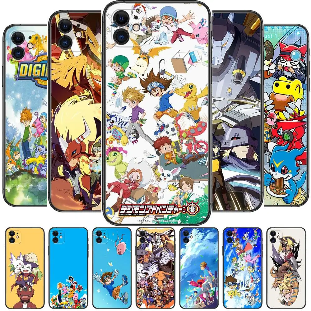 

Digimon Cartoon anime Phone Cases For iphone 13 Pro Max case 12 11 Pro Max 8 PLUS 7PLUS 6S XR X XS 6 mini se mobile cell