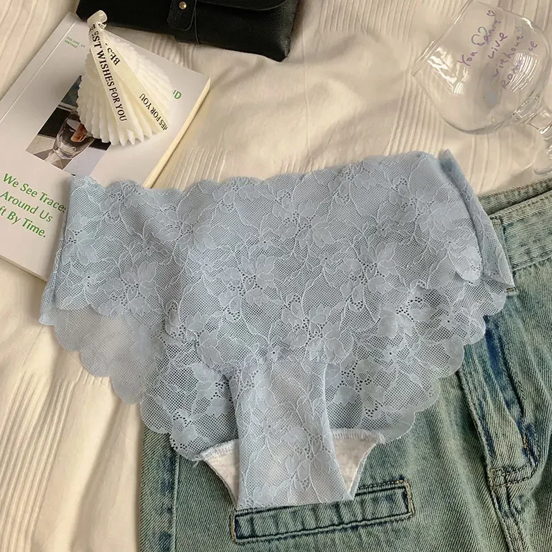 Оригинальное сексуальное кружевное нижнее белье для женщин с низкой талией без