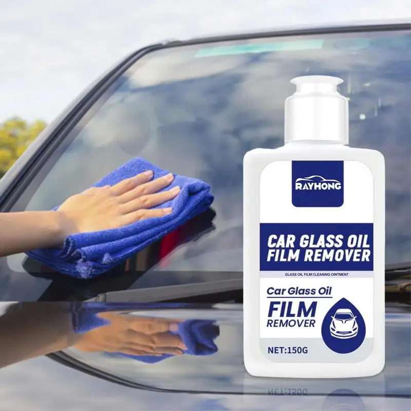 150G Car Glass Stripper Agent Windshield Cleaner Water Spot Remover Oil Film Agent Eliminates Coatings Wax Polish Clear Vision